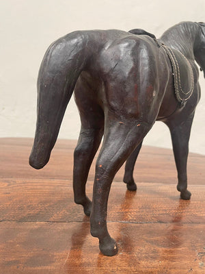 Leather bound horse