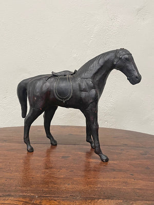 Leather bound horse