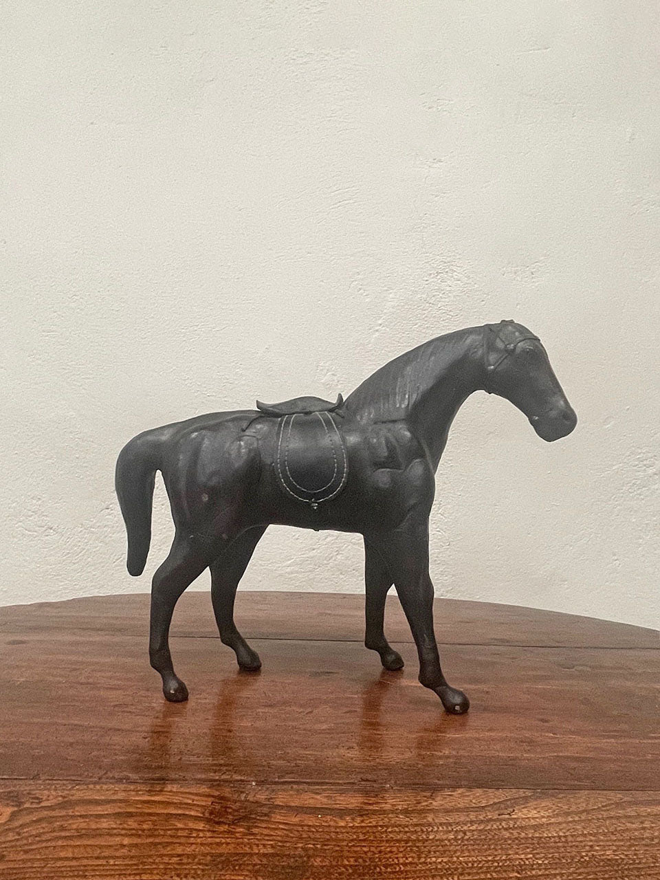 Leather bound horse