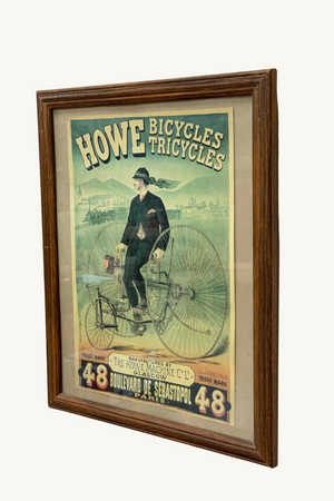 Howe Cycles framed print