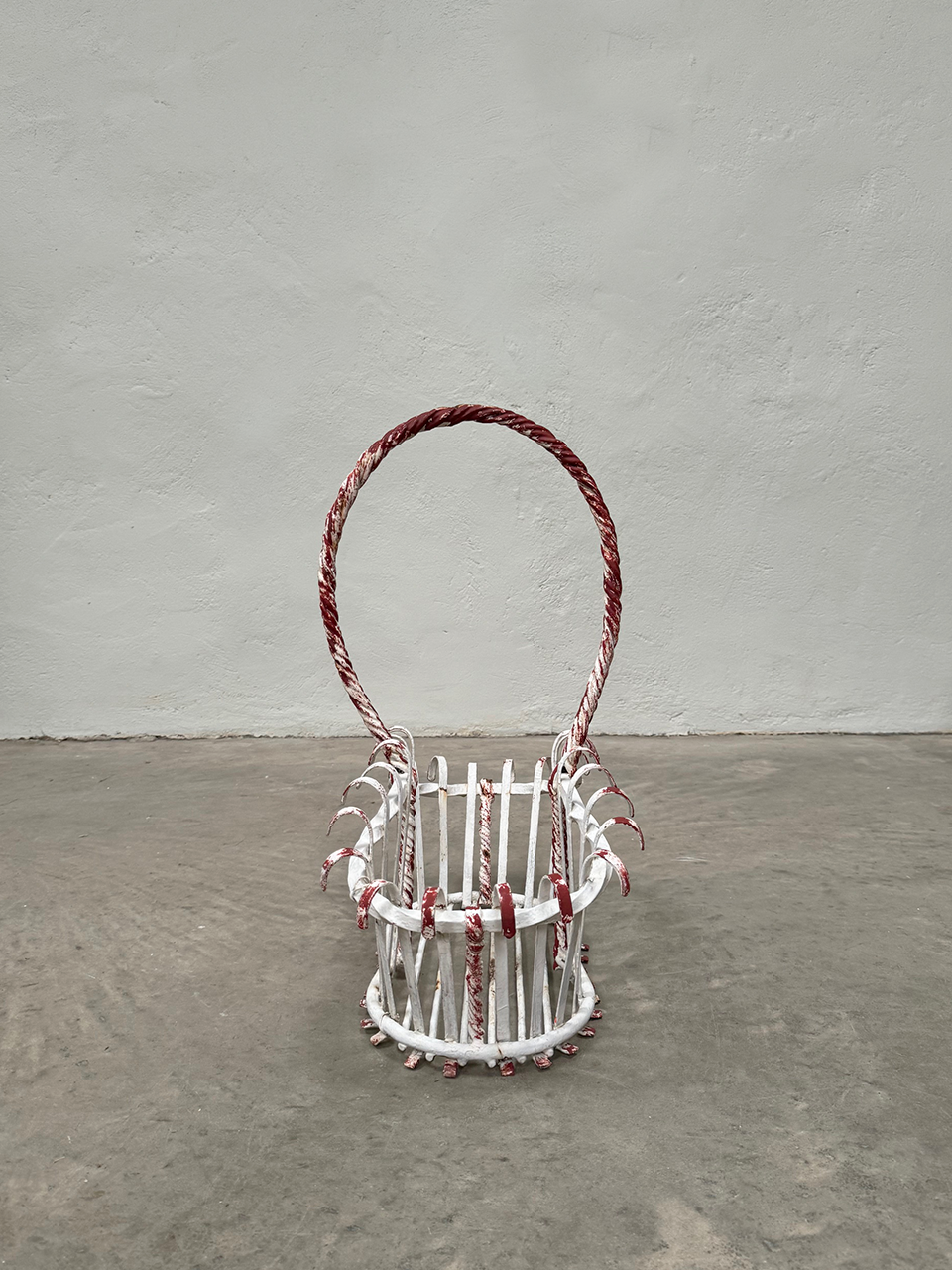 Large iron basket