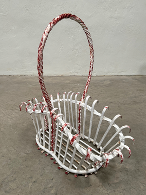 Large iron basket