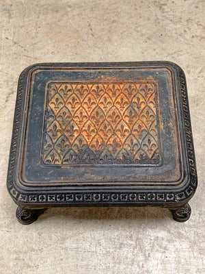 Cast iron stove base