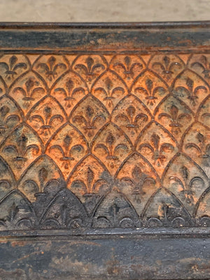 Cast iron stove base