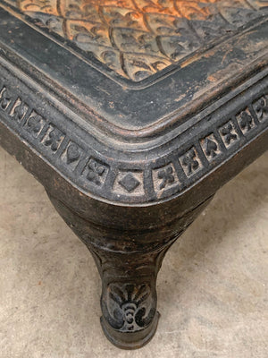 Cast iron stove base