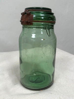Old glass jars