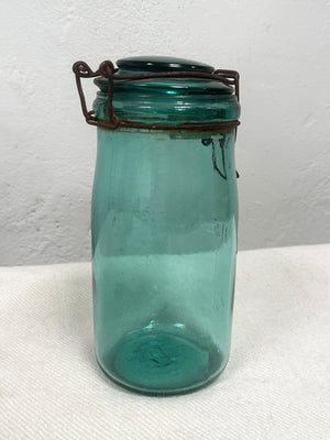 Old glass jars