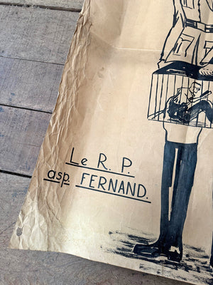 Large prisoner of war drawings (each)