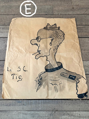 Large prisoner of war drawings (each)