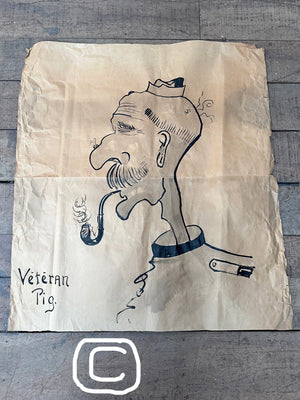 Large prisoner of war drawings (each)