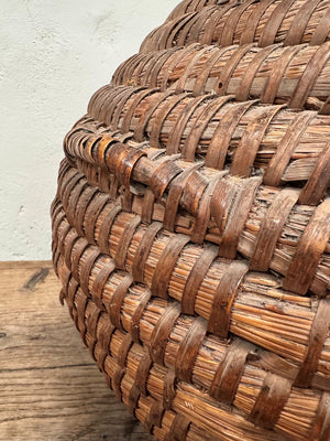 Lidded rattan storage container (Reserved)
