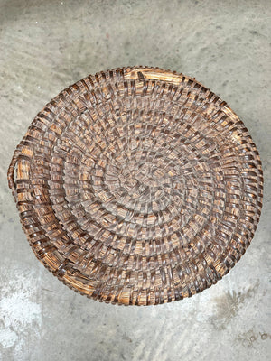 Lidded rattan storage container (Reserved)