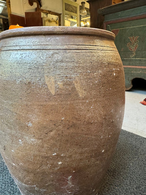 Large earthenware urn