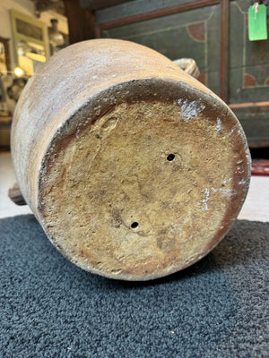 Large earthenware urn