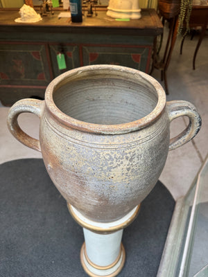 Large earthenware urn
