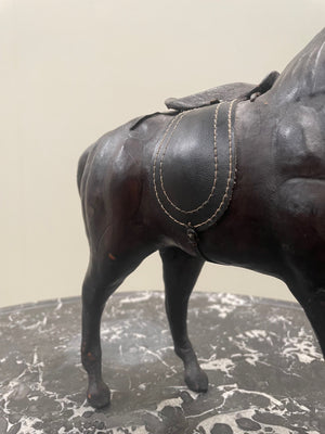 Leather horse