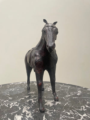 Leather horse