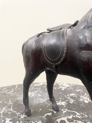 Leather horse
