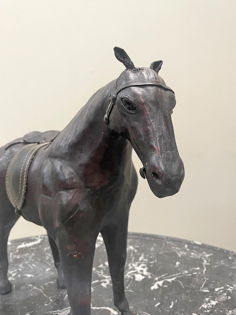 Leather horse