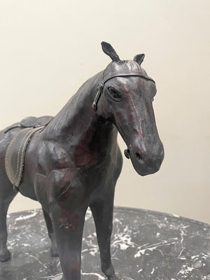 Leather horse