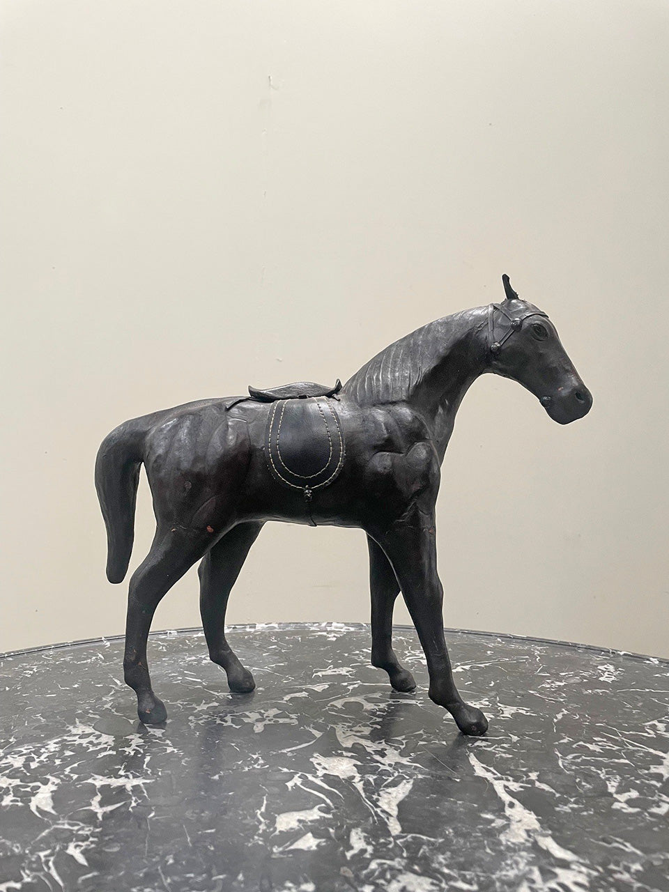 Leather horse