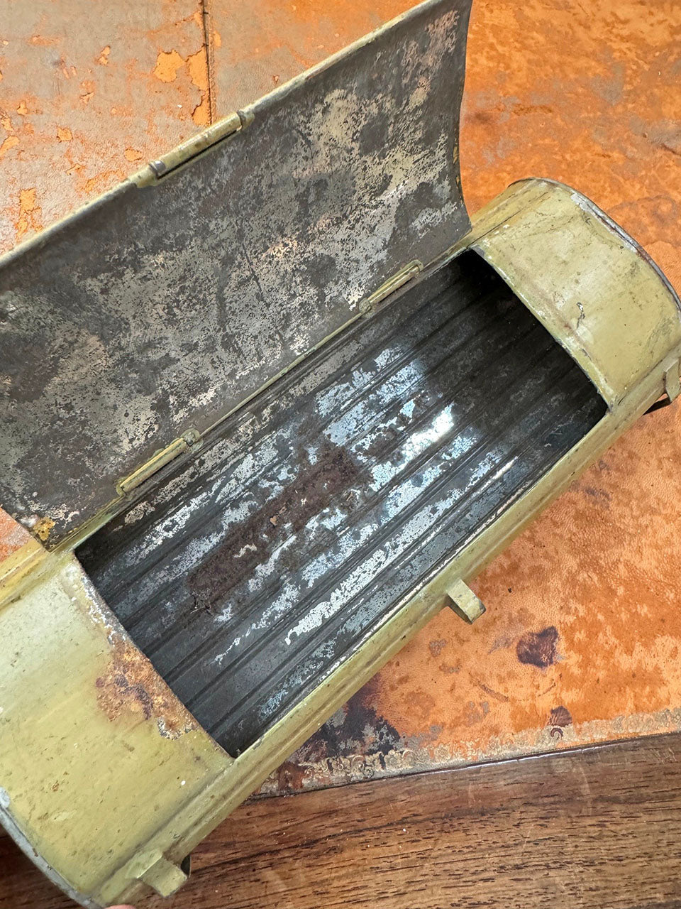 Painted metal case