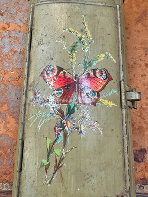 Painted metal case