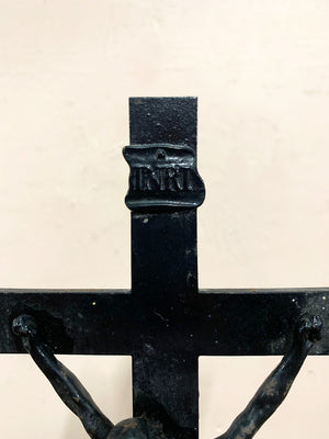 Rare steel crucifix
