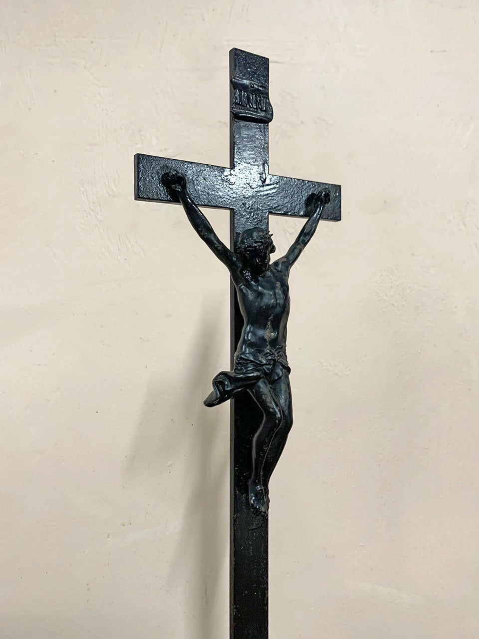 Rare steel crucifix