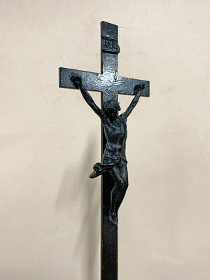 Rare steel crucifix