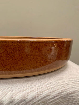 Oval shaped dish
