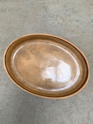 Oval shaped dish