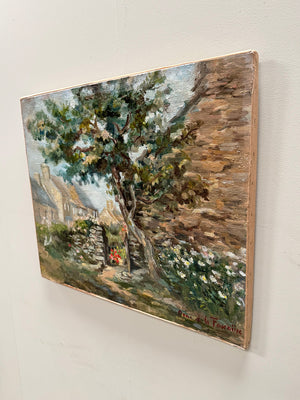 Rural scene painting