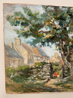 Rural scene painting
