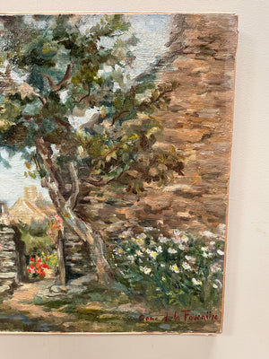 Rural scene painting