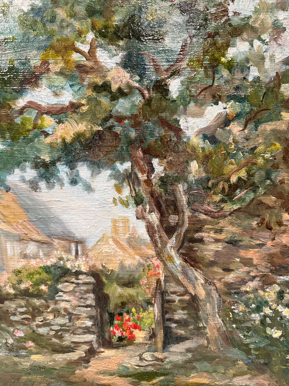 Rural scene painting