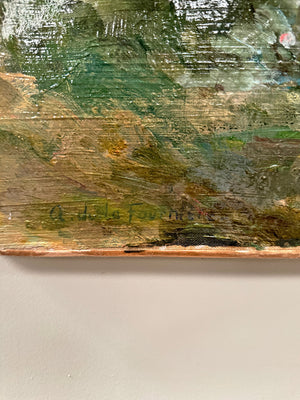 Rural scene painting