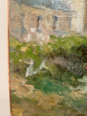 Rural scene painting