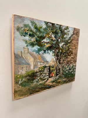 Rural scene painting