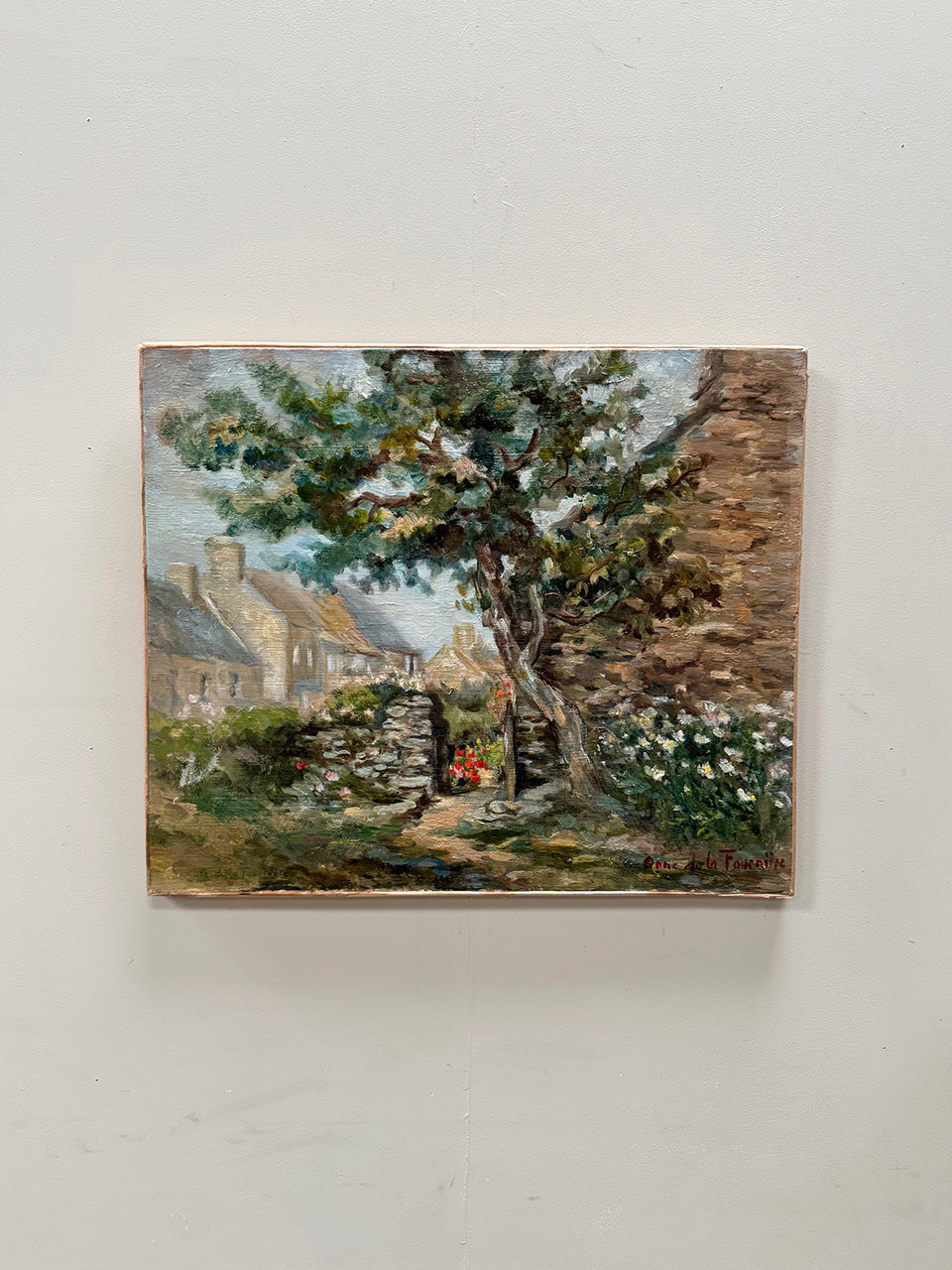 Rural scene painting