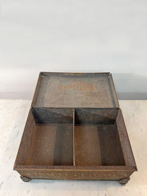 Pair of metal boxes (priced individually)