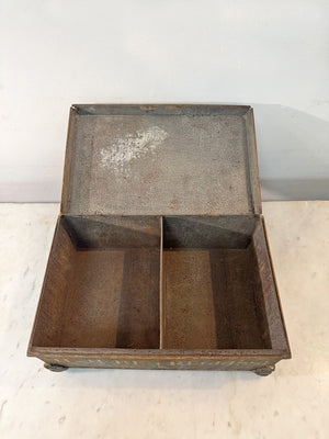 Pair of metal boxes (priced individually)