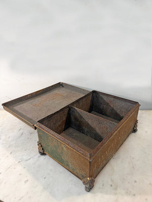 Pair of metal boxes (priced individually)