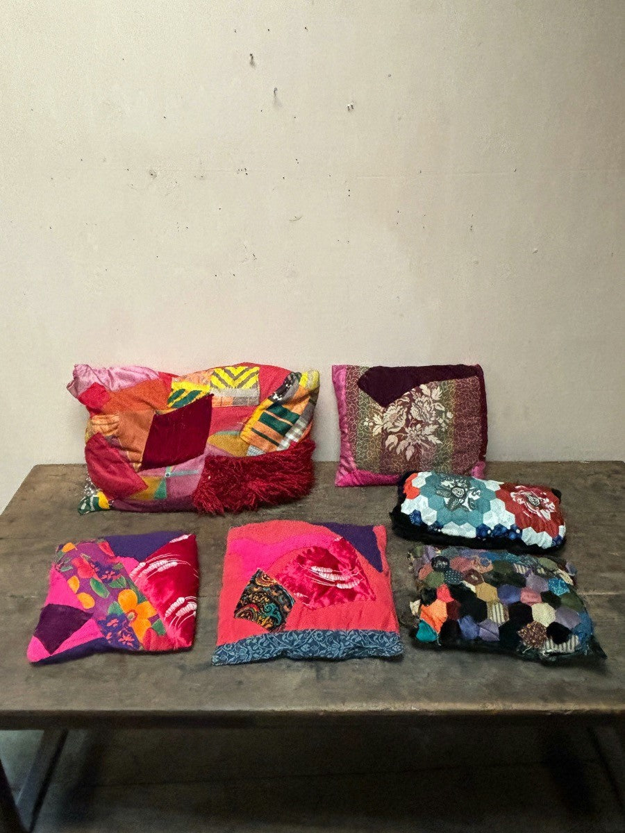 Patchwork cushions (set of 5)