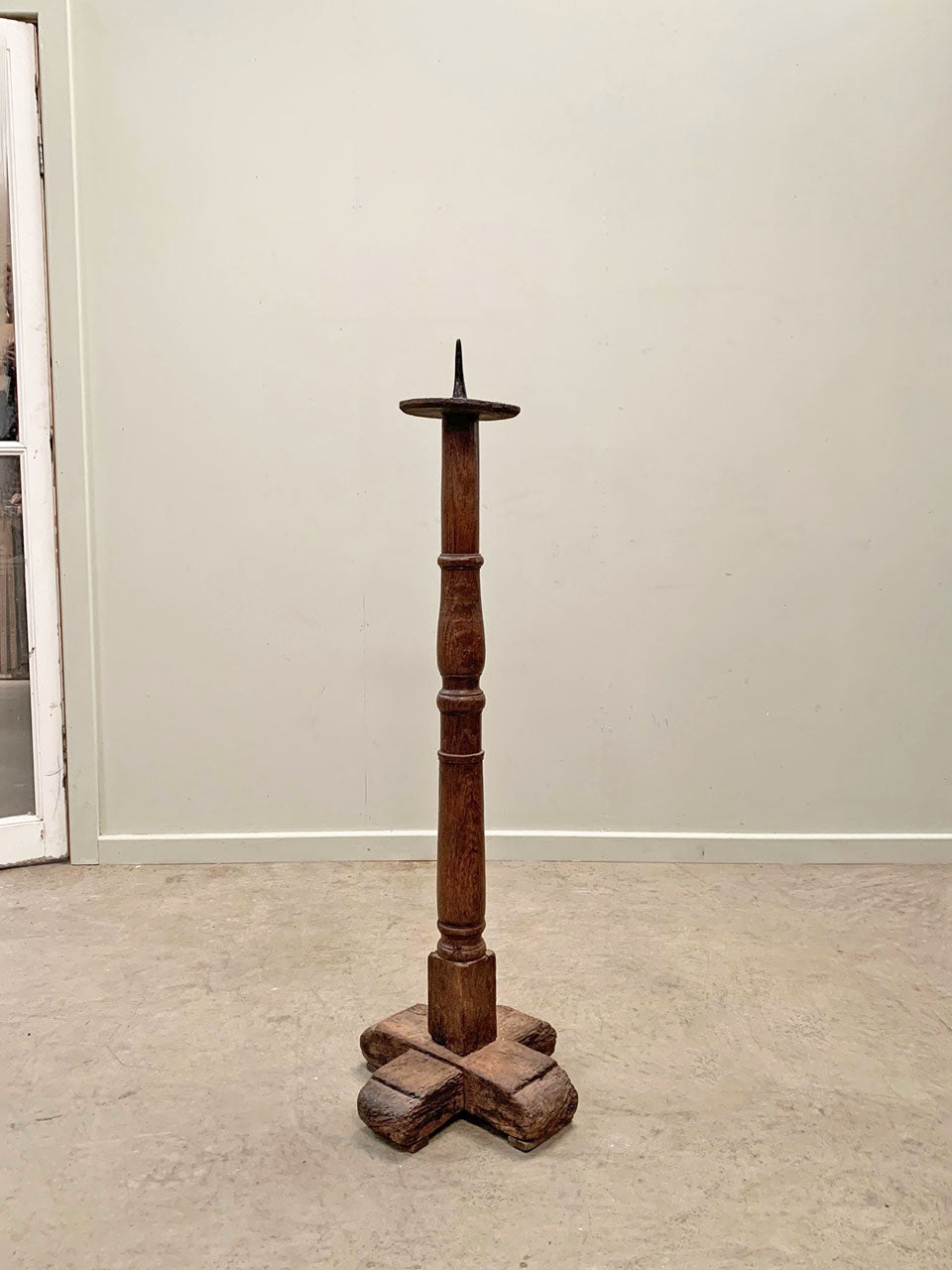 Tall 17th century pique cierge (Reserved)
