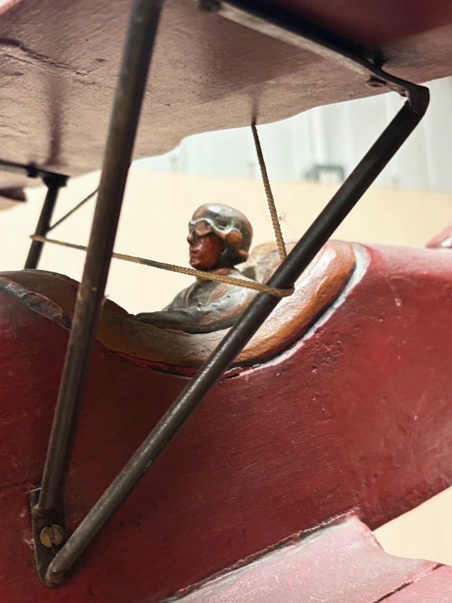 1940's wooden bi-plane