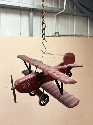 1940's wooden bi-plane