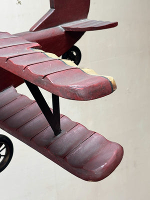 1940's wooden bi-plane