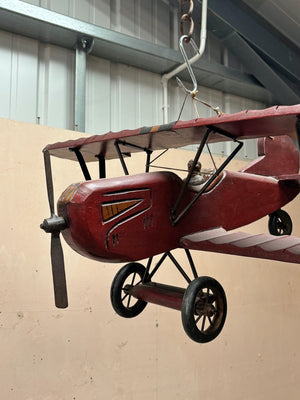 1940's wooden bi-plane