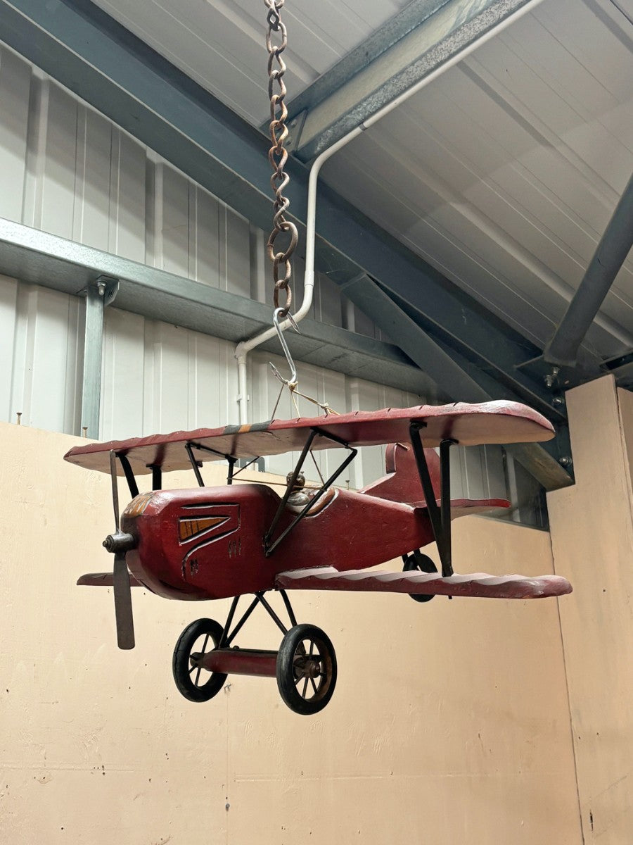 1940's wooden bi-plane